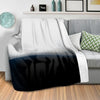 Fading Noir Blanket Blanket Clock Canvas