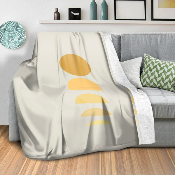 Fading Shades-A Blanket Blanket Clock Canvas