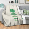 Fading Shades-B Blanket Blanket Clock Canvas
