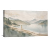Faith in Watercolor Canvas Art Clock Canvas
