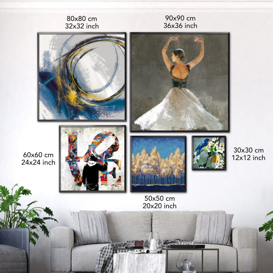 Fantasy Crescent Canvas Art Clock Canvas