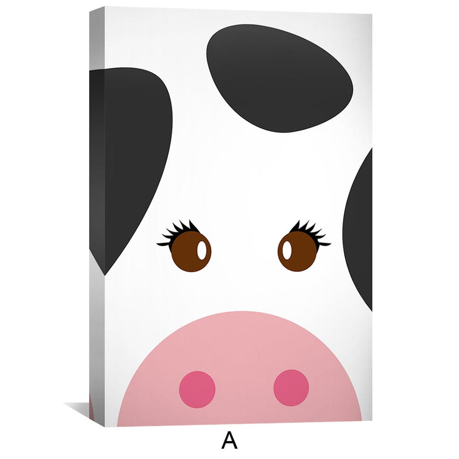 Farm Friends Canvas Art Clock Canvas