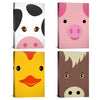 Farm Friends Canvas Art Clock Canvas
