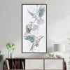 Feathers in Unison Canvas Art Clock Canvas