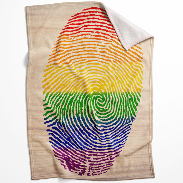 Fingerprint of Love Blanket Blanket 75 x 100cm Clock Canvas