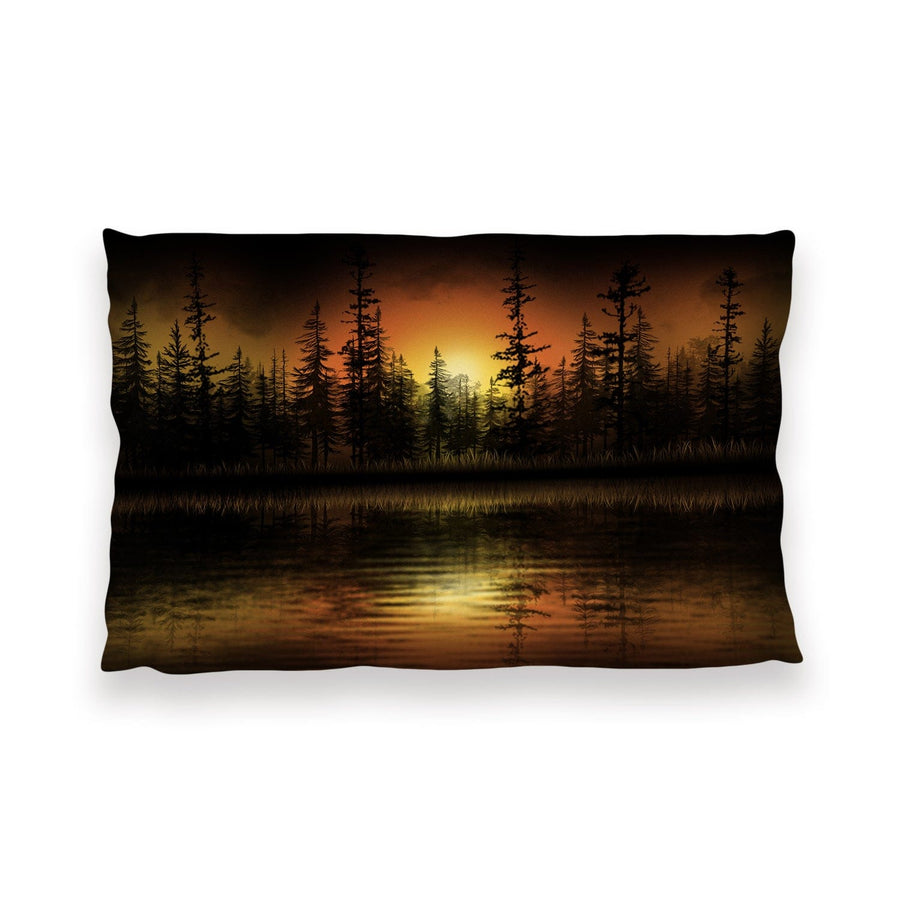 Fireline Horizon Cushion Cushion 13 x 19in Clock Canvas