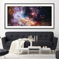 Fireowrks in Westerlund 2 Canvas Art 20 x 10in / Canvas Clock Canvas