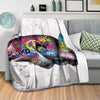 Fist Bump Blanket Blanket Clock Canvas