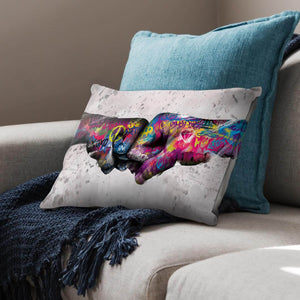 Fist Bump Dream Home Bundle Bundle 2 Cushions & 1 Blanket Clock Canvas