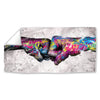 Fist Bump Easy Build Frame Posters, Prints, & Visual Artwork Fabric Print Only / 40 x 20in Clock Canvas