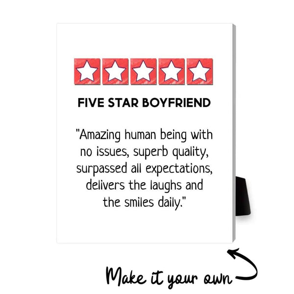 Five Star Love Desktop Canvas Customizer Clock Canvas