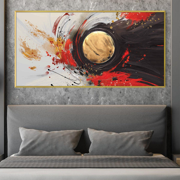 Flare of Creation Canvas Art Clock Canvas