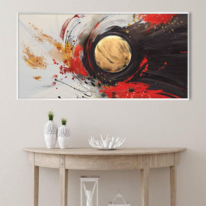 Flare of Creation Canvas Art Clock Canvas