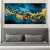 Floating Abstract Canvas Art Clock Canvas