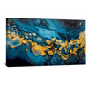 Floating Abstract Canvas Art Clock Canvas