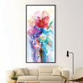 Floral Fantasia Canvas Art Clock Canvas