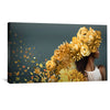 Floral Femme Canvas Art Clock Canvas