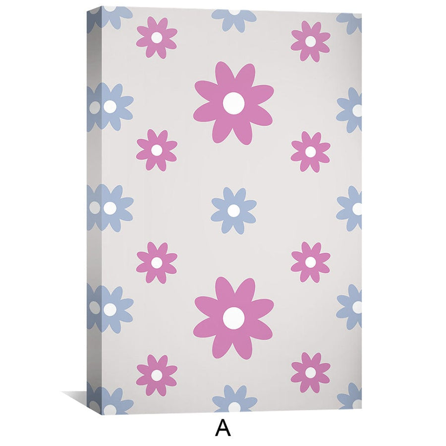 Flourish Patterns Canvas Art A / 12 x 18in / Canvas Clock Canvas