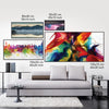 Flower in the Breeze Canvas Art Clock Canvas