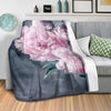 Flower Vase Blanket Blanket Clock Canvas