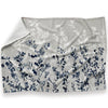 Flowers In The Wind Blanket Blanket 30 x 40in Clock Canvas
