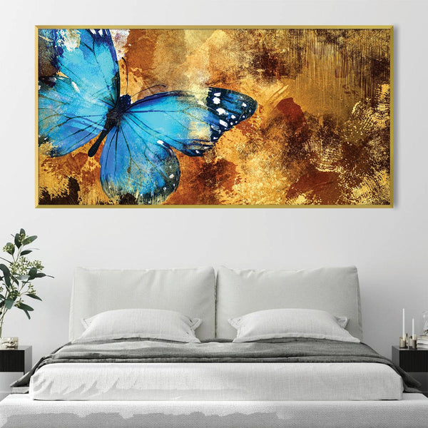 Flutter on the Golden Canal Canvas Art Clock Canvas