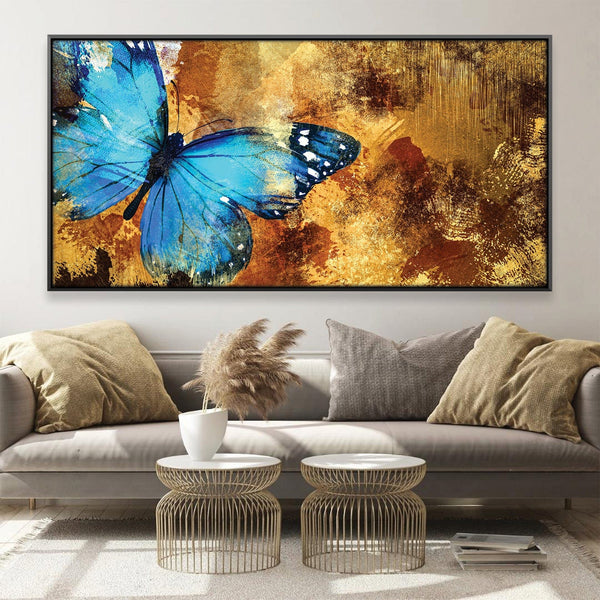 Flutter on the Golden Canal Canvas Art Clock Canvas