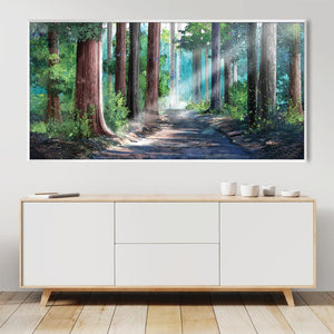 Forest Breaths Canvas Art Clock Canvas