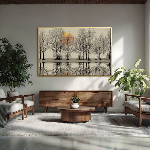 Forest Dawn Canvas Art Clock Canvas