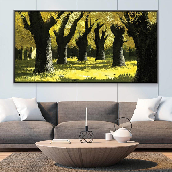 Forest Grove Canvas Art 20 x 10in / Canvas Clock Canvas