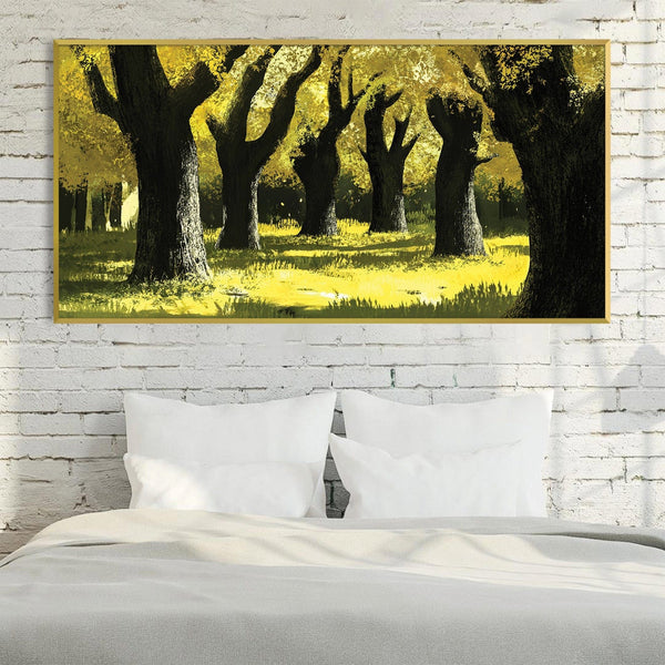 Forest Grove Canvas Art Clock Canvas