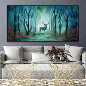 Forest Guardian Canvas Art 20 x 10in / Canvas Clock Canvas
