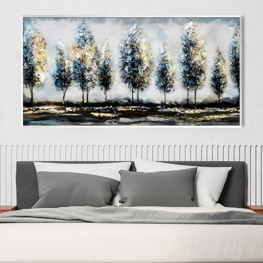 Forest in The Trees Canvas Art Clock Canvas