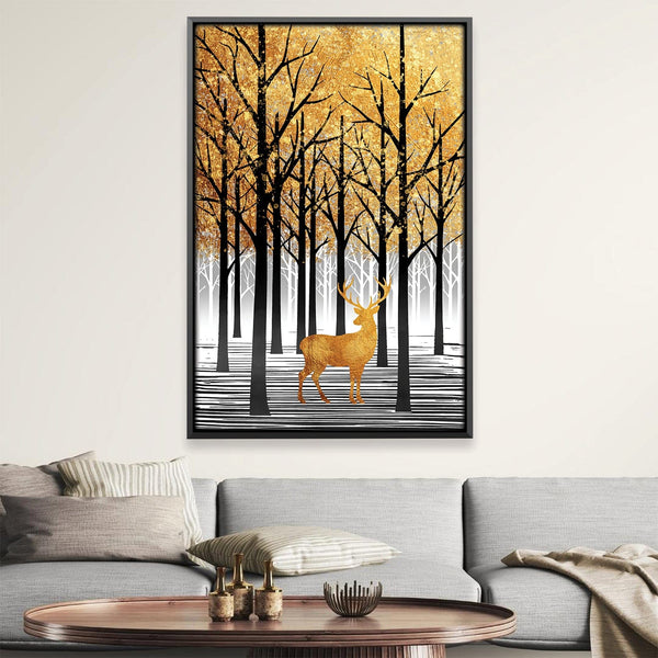 Forest of Gold and Grace Canvas Art 12 x 18in / Canvas Clock Canvas