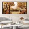 Forest's Heartbeat Canvas Art 20 x 10in / Canvas Clock Canvas