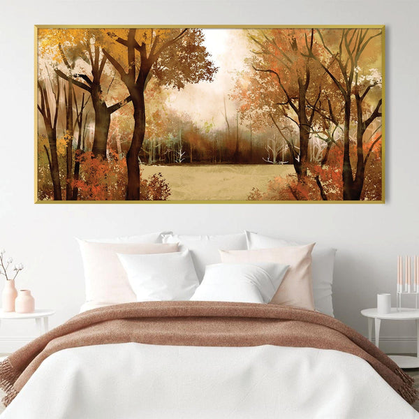 Forest's Heartbeat Canvas Art Clock Canvas