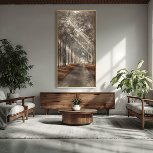 Forest Serenity Canvas Art Clock Canvas