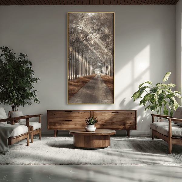 Forest Serenity Canvas Art Clock Canvas