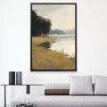 Forest Shorline Canvas Art 12 x 18in / Canvas Clock Canvas