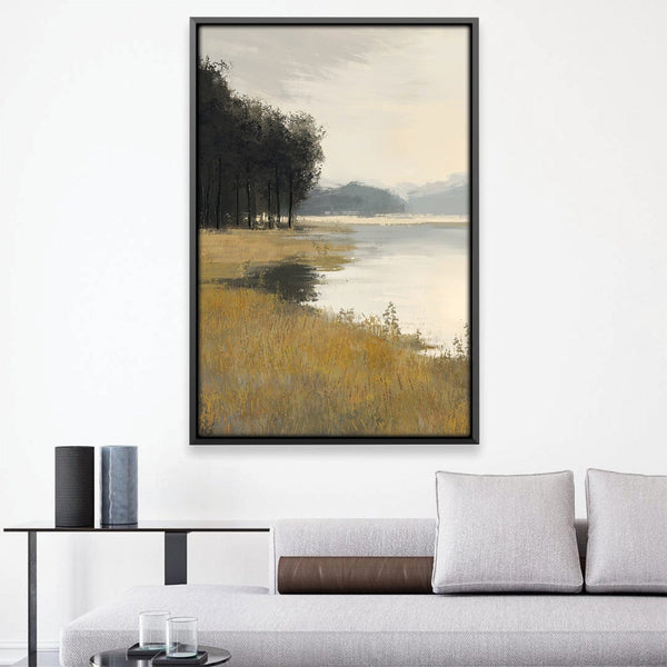 Forest Shorline Canvas Art 12 x 18in / Canvas Clock Canvas