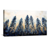 Forest Silhouette Canvas Art Clock Canvas