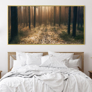 Forest Stillness Canvas Art Clock Canvas