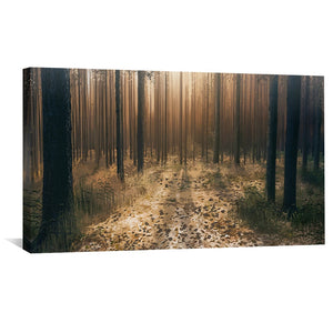 Forest Stillness Canvas Art Clock Canvas