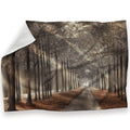 Forest Strolls Blanket Blanket 30 x 40in Clock Canvas