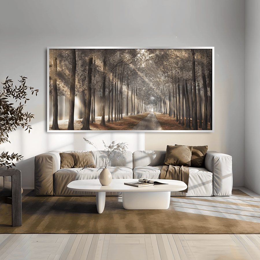 Forest Strolls Canvas Art Clock Canvas