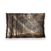 Forest Strolls Cushion Cushion 13 x 19in Clock Canvas