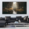 Forestlight Reflections Canvas Art 20 x 10in / Canvas Clock Canvas