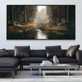 Forestlight Reflections Canvas Art 20 x 10in / Canvas Clock Canvas