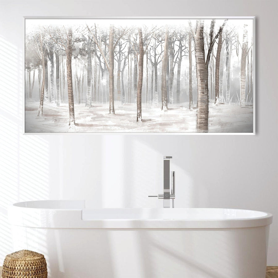 Frosted Breath Canvas Art Clock Canvas