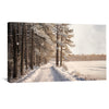 Frozen Echoes Canvas Art Clock Canvas